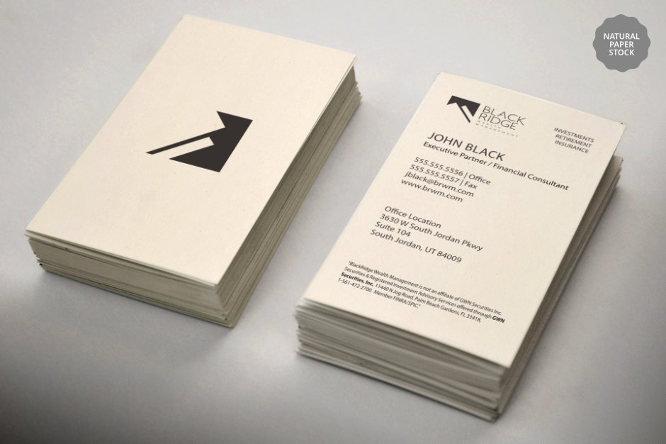 Natural Uncoated Business Cards