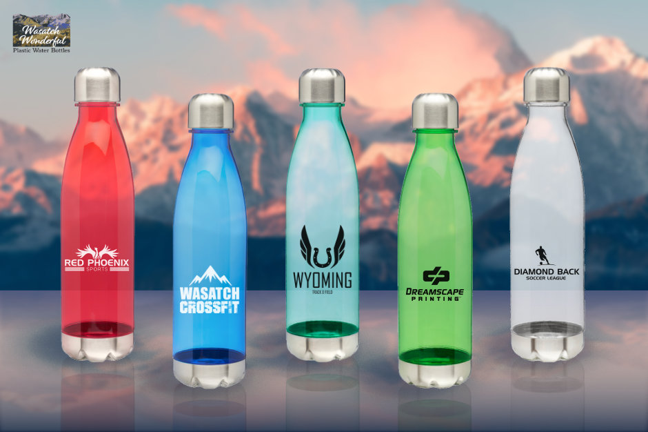 Wasatch Wonderful™ 25 oz Plastic Water Bottles