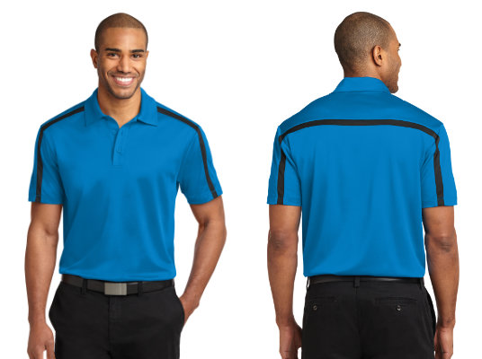 K547 - Port Authority® Silk Touch™ Performance Colorblock Stripe Polo