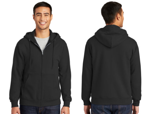 PC90ZH - Port & Company® Essential Fleece Full-Zip Hooded Sweatshirt