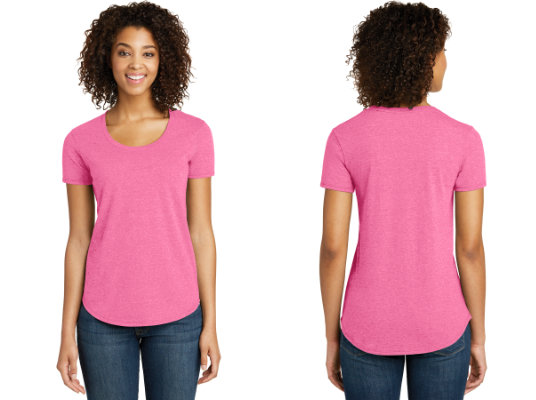 DT6401 - District® Women’s Fitted Very Important Tee® Scoop Neck