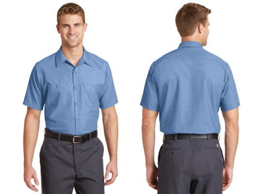 SP24 - Red Kap® Short Sleeve Industrial Work Shirt