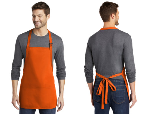 A510 - Port Authority® Medium-Length Apron with Pouch Pockets