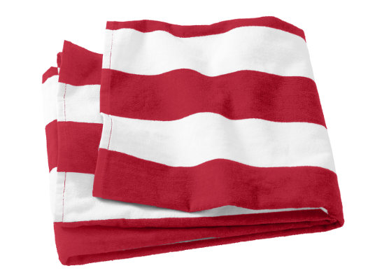 PT43 - Port Authority® Cabana Stripe Beach Towel